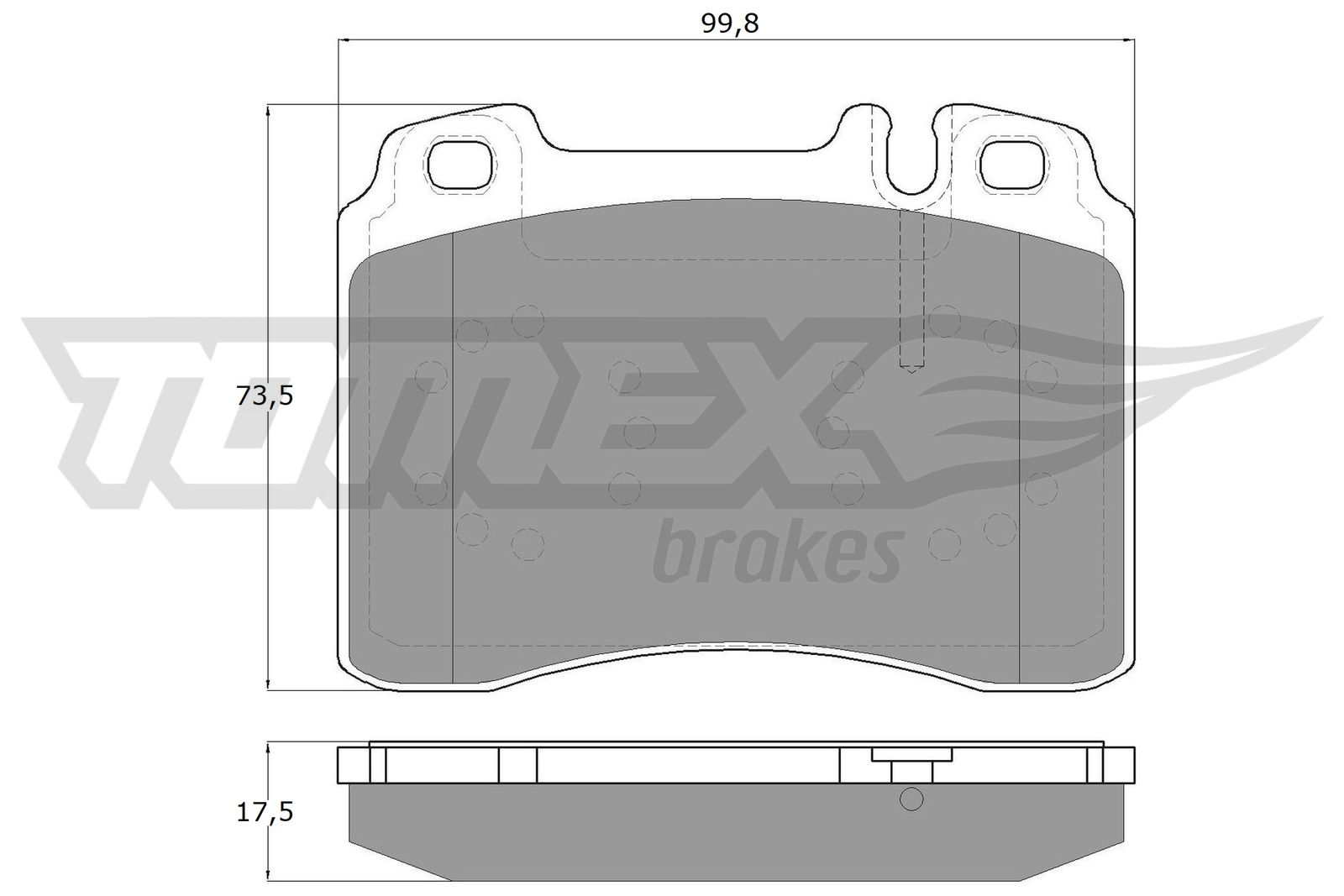 TOMEX Brakes TX 12-71 Sada...